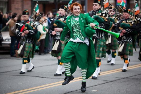 St. Patrick's Day Parade in New York City Via NYC2WAY